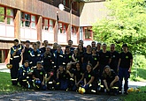 Gruppenfoto nach der Ausbildung (Bild: Dieter Seebach/THW Augsburg)