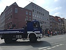 Unterstützung bei Sicherungsmaßnahmen rund um den Umzug (Bild: Nina Knoblich/THW Augsburg)