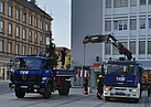 Unterstützung bei Sicherungsmaßnahmen für die Augsburger Sommernächte (Bild: THW Augsburg/Daniel Spörel)