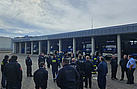 Führungskräfte der Fachzüge Logistik treffen sich in Augsburg (Bild: Dieter Seebach/THW Augsburg)