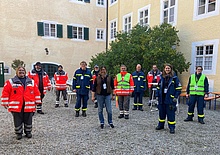 Arbeitsgemeinsachaft der Augsburger Hilfsorganisationen: Gemeinsame Unterstützung bei der Fuggerstadt Classic (Bild: Anna Heinlein/THW Augsburg)