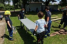 Jugendausbildung. Hindernisparcours für unsere Gruppe 3 mit Rettung einer verletzten Person (Bild: Dieter Seebach/THW-Jugend Augsburg)