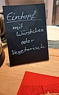 Das hatte unsere Küche heute zu bieten. War übrigens sehr lecker! (Bild: THW Augsburg/Dieter Seebach)