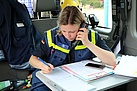 Einsatz im Hochwassergebiet - Die uns zugewiesenen Aufträge durch die Einsatzleitung der Feuerwehr werden der Reihe nach abgearbeitet und dabei dokumentiert (Bild: Dieter Seebach/THW Augsburg)