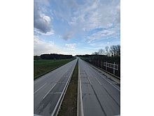 THV-Bereitschaftdienst: Ein ungewöhnlicher Anblick - leergefegte Autobahn (Bild: Daniel Spörel/THW Augsburg)