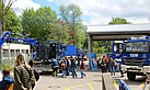 Jede Menge Technik, Ausstattung und Fahrzeuge bei uns im Ortsverband (Bild: Roland Durner/THW Augsburg)