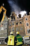 Die Einsatzleitung der Feuerwehr stand in ständigem Kontakt mit unseren Einsatzkräften. (Bild: Nina Knoblich/THW Augsburg)