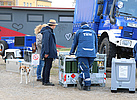 Auch unsere Fachgruppe Logistik stellte einen Teil ihrer umfangreichen Ausstattung aus (Bild: Dieter Seebach/THW Augsburg)