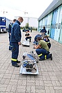 Jugendausbildung: Verletztentransport (Bild: Dieter Seebach/THW Augsburg)