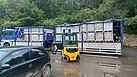 Einsatz in Rheinland-Pfalz - Transporteinheiten aus dem Regionalbereich München unterstützen im Katastrophengebiet (Bild: Marcel Nentwich/THW Augsburg)