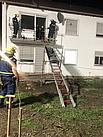 Ausbildung der Bergungsgruppe. Retten aus Höhen mittels schiefer Ebene (Bild: Monika Kohlar/THW Augsburg)