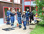 Bei der Ausbildung hatten alle viel Spaß (Bild: Dieter Seebach/THW Augsburg)