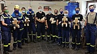 Viele neue Helferlein gab es bei der anschließenden Holzbearbeitungsausbildung in Gruppe 1 (Bild: Dieter Seebach/THW Augsburg)